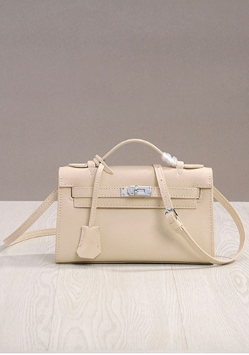 Tiger Lyly Garbo Cowhide Leather Bag 9 Beige