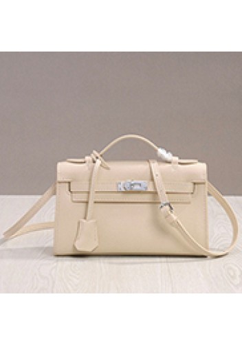 Tiger Lyly Garbo Cowhide Leather Bag 9 Beige