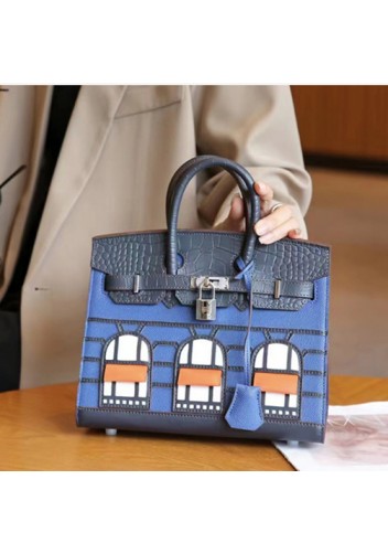 Tiger Lyly Brigitte House Bag 10 Leather Blue