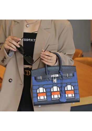 Tiger Lyly Brigitte House Bag 10 Leather Blue
