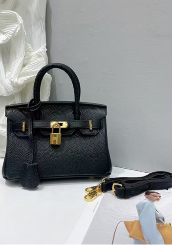 Tiger Lyly Brigitte Mini Leather Bag Black