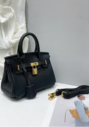 Tiger Lyly Brigitte Mini Leather Bag Black