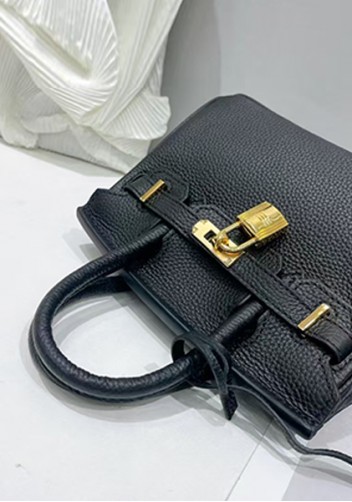 Tiger Lyly Brigitte Mini Leather Bag Black