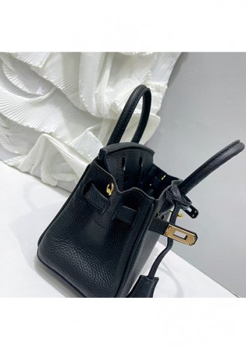 Tiger Lyly Brigitte Mini Leather Bag Black