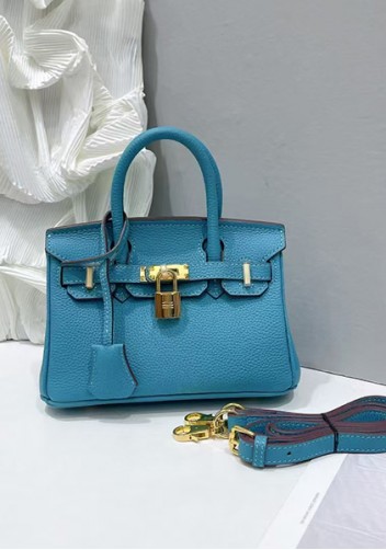 Tiger Lyly Brigitte Mini Leather Bag Blue