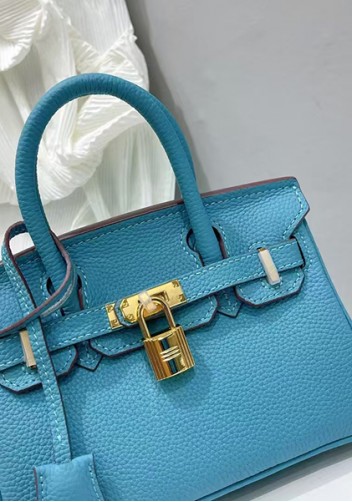 Tiger Lyly Brigitte Mini Leather Bag Blue