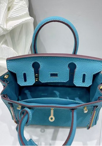 Tiger Lyly Brigitte Mini Leather Bag Blue