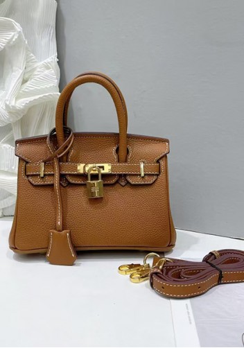 Tiger Lyly Brigitte Mini Leather Bag Brown