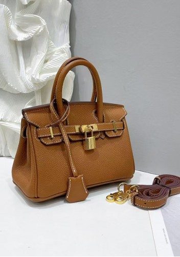 Tiger Lyly Brigitte Mini Leather Bag Brown