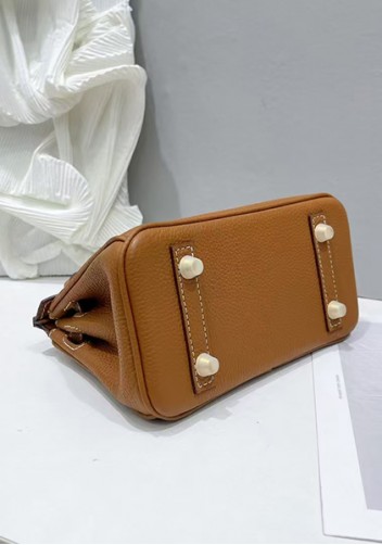 Tiger Lyly Brigitte Mini Leather Bag Brown