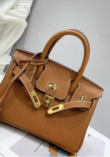 Tiger Lyly Brigitte Mini Leather Bag Brown