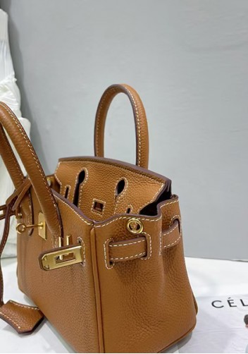 Tiger Lyly Brigitte Mini Leather Bag Brown