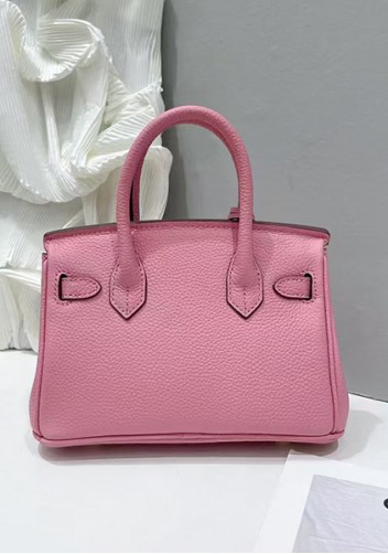Tiger Lyly Brigitte Mini Leather Bag Cherry Pink