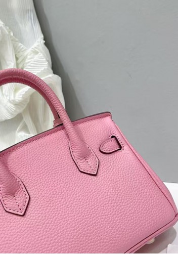 Tiger Lyly Brigitte Mini Leather Bag Cherry Pink