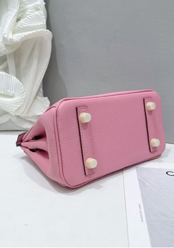 Tiger Lyly Brigitte Mini Leather Bag Cherry Pink