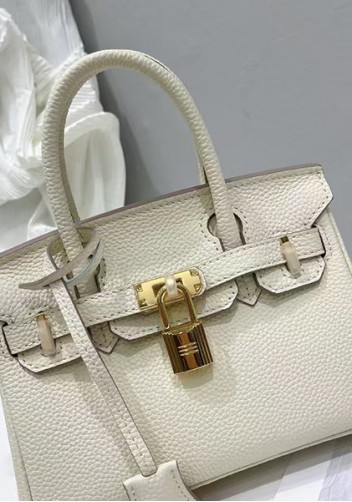 Tiger Lyly Brigitte Mini Leather Bag Cream