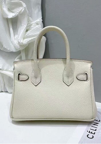 Tiger Lyly Brigitte Mini Leather Bag Cream