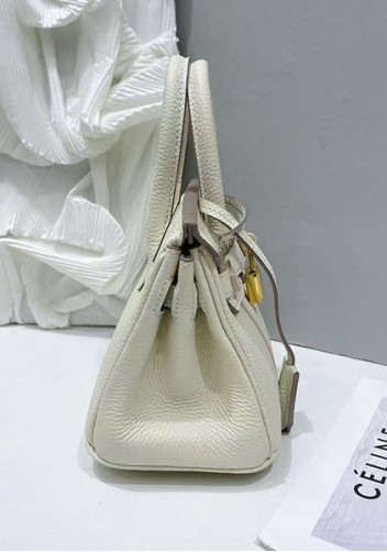 Tiger Lyly Brigitte Mini Leather Bag Cream