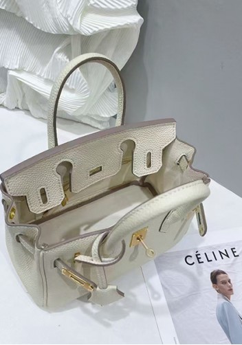 Tiger Lyly Brigitte Mini Leather Bag Cream