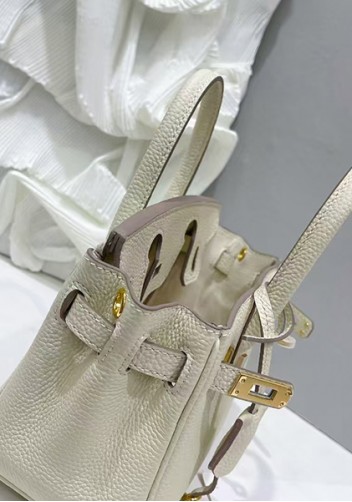 Tiger Lyly Brigitte Mini Leather Bag Cream