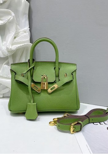 Tiger Lyly Brigitte Mini Leather Bag Green
