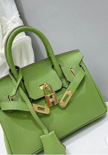 Tiger Lyly Brigitte Mini Leather Bag Green