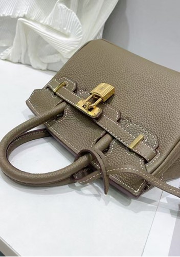Tiger Lyly Brigitte Mini Leather Bag Grey