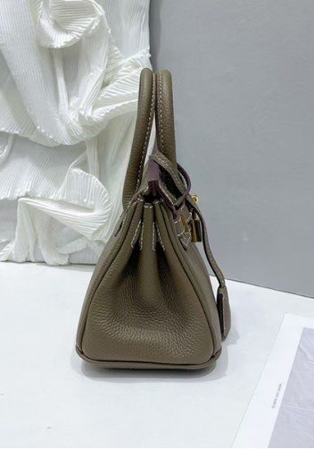 Tiger Lyly Brigitte Mini Leather Bag Grey