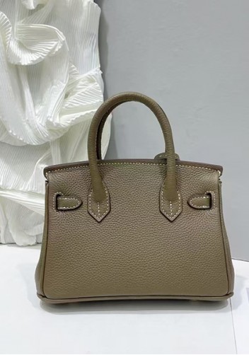Tiger Lyly Brigitte Mini Leather Bag Grey