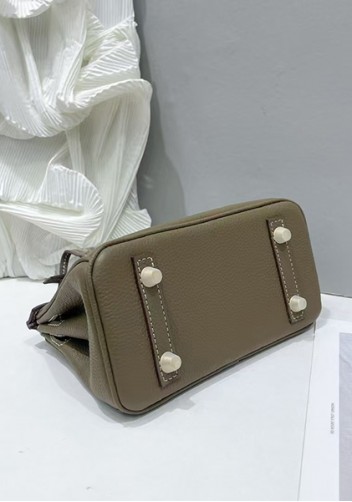 Tiger Lyly Brigitte Mini Leather Bag Grey