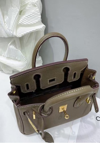 Tiger Lyly Brigitte Mini Leather Bag Grey