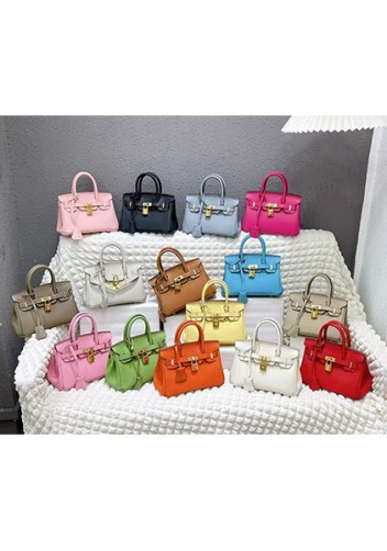 Tiger Lyly Brigitte Mini Leather Bag Hot Pink