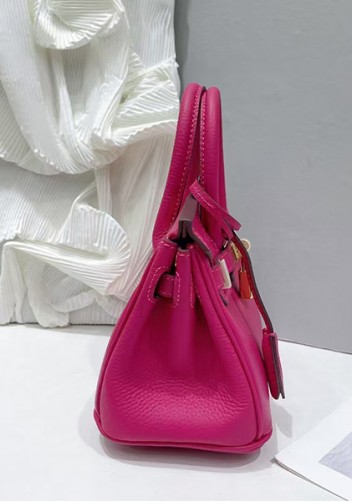 Tiger Lyly Brigitte Mini Leather Bag Hot Pink