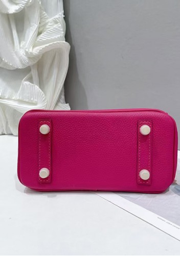 Tiger Lyly Brigitte Mini Leather Bag Hot Pink