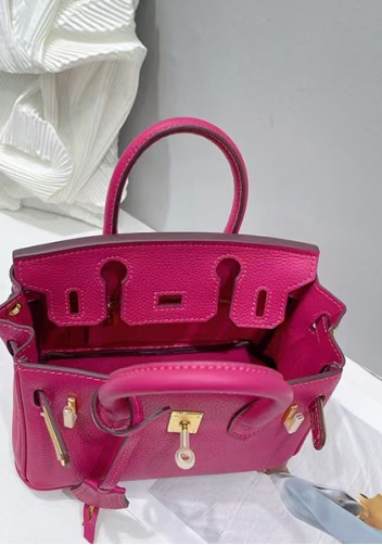 Tiger Lyly Brigitte Mini Leather Bag Hot Pink