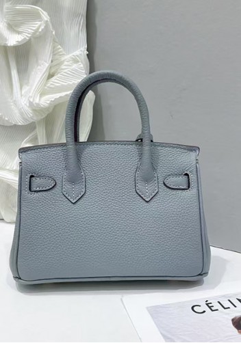 Tiger Lyly Brigitte Mini Leather Bag Light Blue