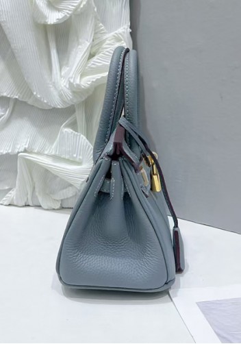Tiger Lyly Brigitte Mini Leather Bag Light Blue