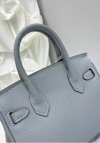 Tiger Lyly Brigitte Mini Leather Bag Light Blue