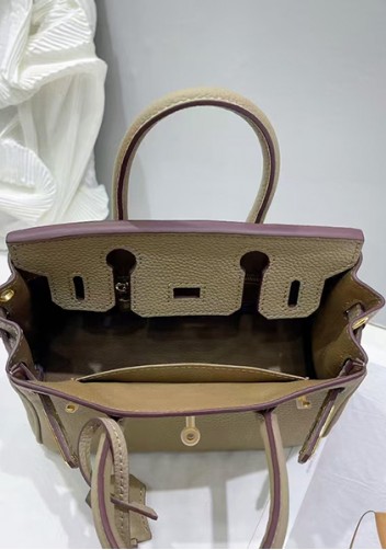 Tiger Lyly Brigitte Mini Leather Bag Light Grey