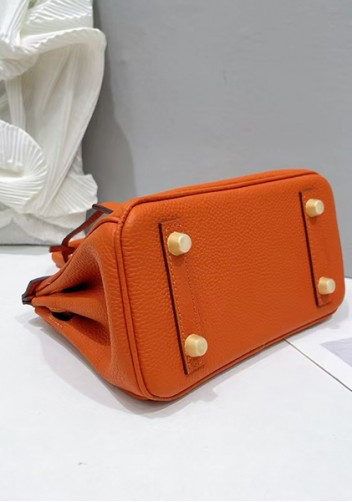 Tiger Lyly Brigitte Mini Leather Bag Orange