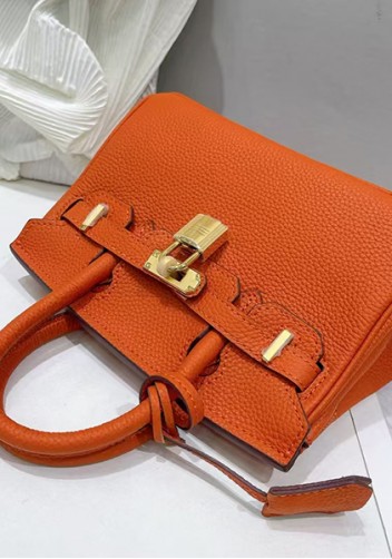Tiger Lyly Brigitte Mini Leather Bag Orange