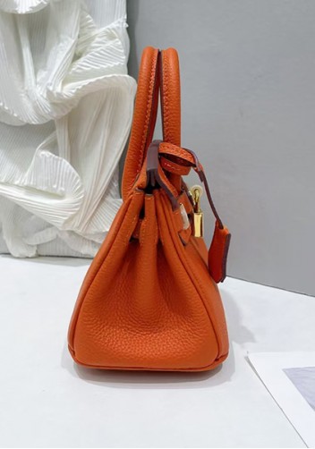 Tiger Lyly Brigitte Mini Leather Bag Orange