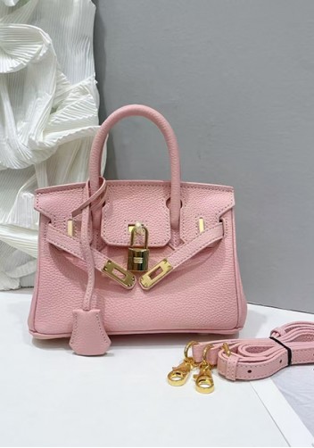 Tiger Lyly Brigitte Mini Leather Bag Pink