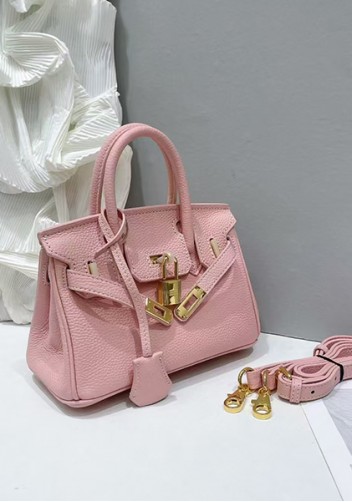Tiger Lyly Brigitte Mini Leather Bag Pink