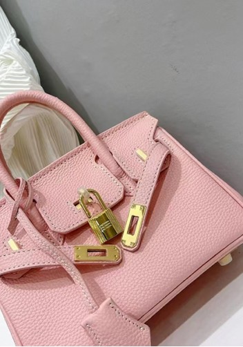 Tiger Lyly Brigitte Mini Leather Bag Pink