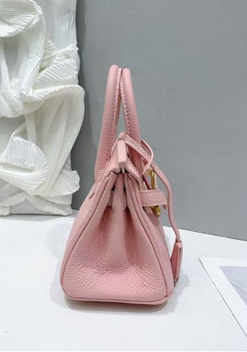 Tiger Lyly Brigitte Mini Leather Bag Pink