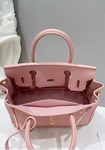 Tiger Lyly Brigitte Mini Leather Bag Pink