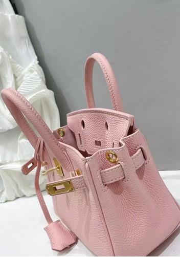 Tiger Lyly Brigitte Mini Leather Bag Pink