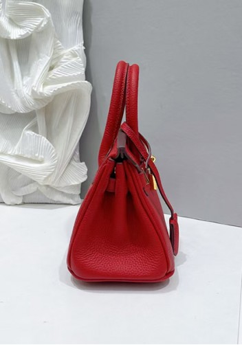 Tiger Lyly Brigitte Mini Leather Bag Red