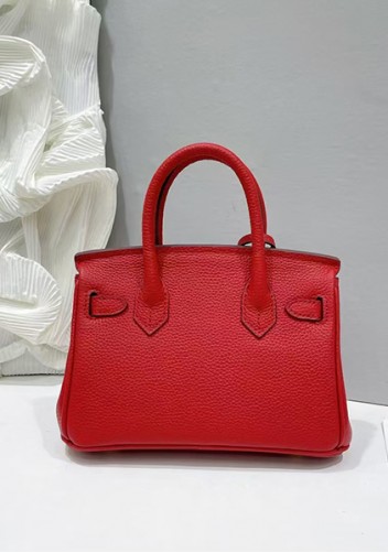 Tiger Lyly Brigitte Mini Leather Bag Red